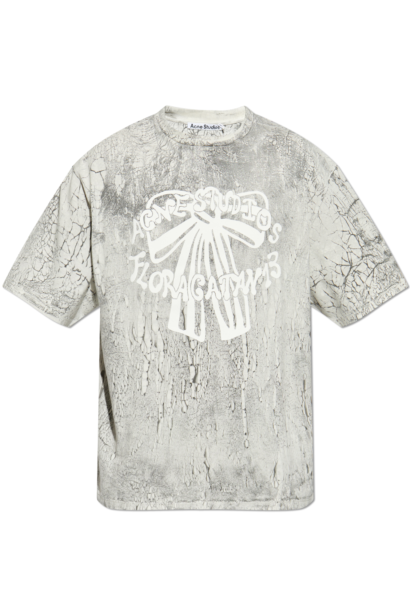 Grey Logo T-shirt Acne Studios - Vitkac Italy